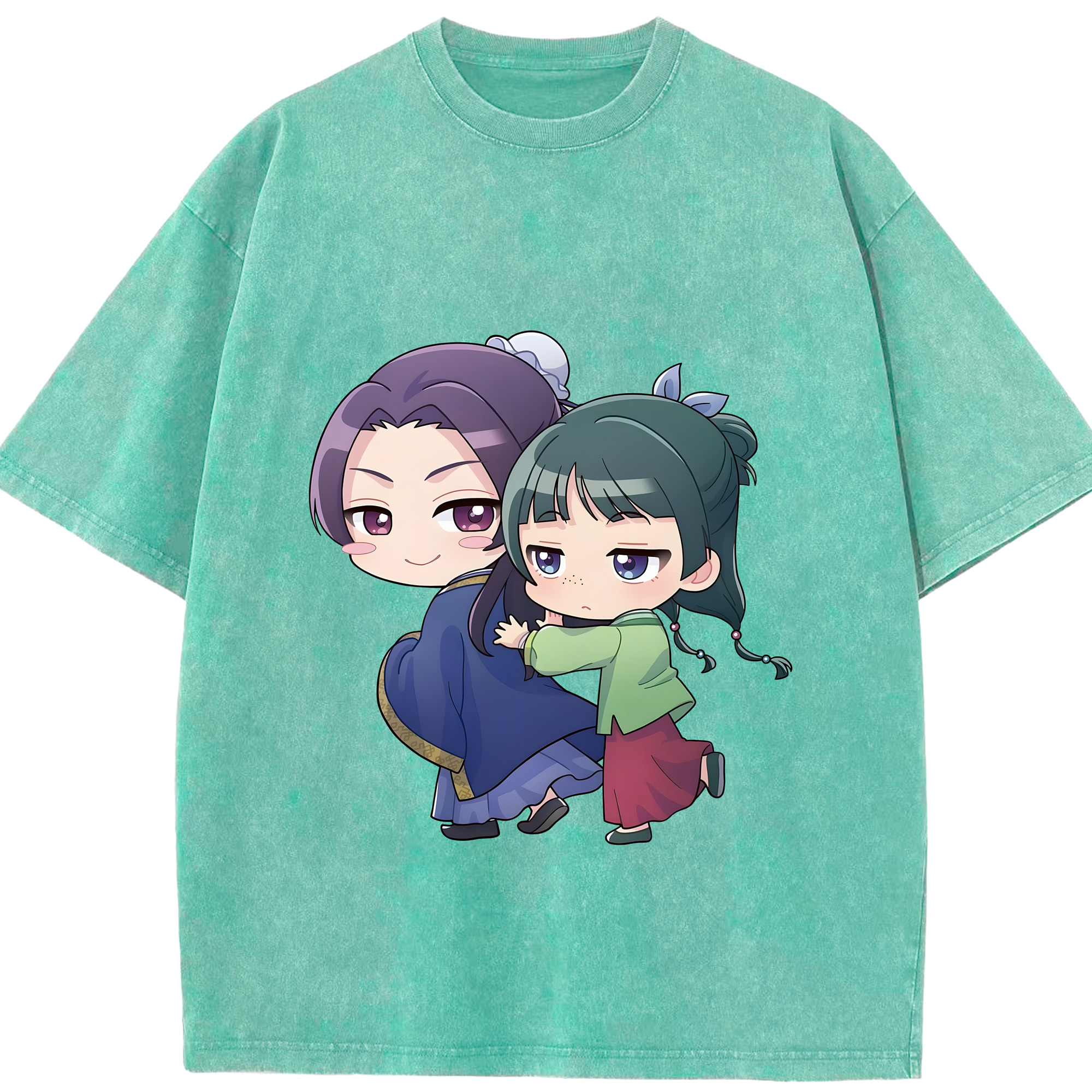（画像用） 薬屋のひとりごと The Apothecary Diaries 綿100% ヴィンテージ風 半袖Tシャツ（フロントプリント）